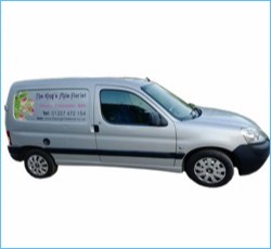 Kings Mile Florist delivery van, Canterbury